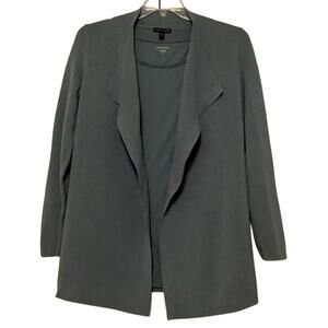 Eileen Fisher Silk and Organic Cotton Blue/Green Cardigan and Tank Set, M